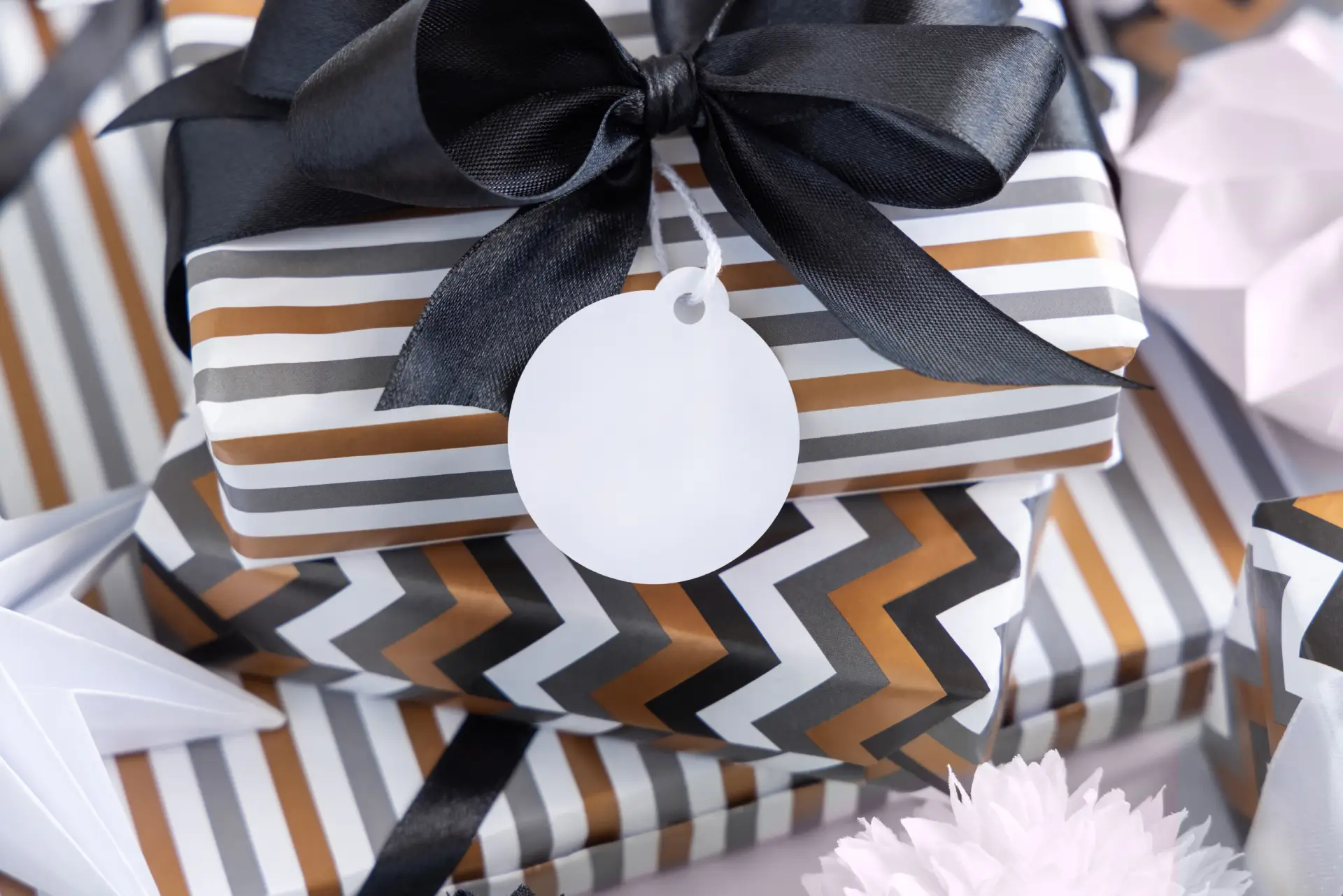Singapore customised ribbons for corporate gift packaging