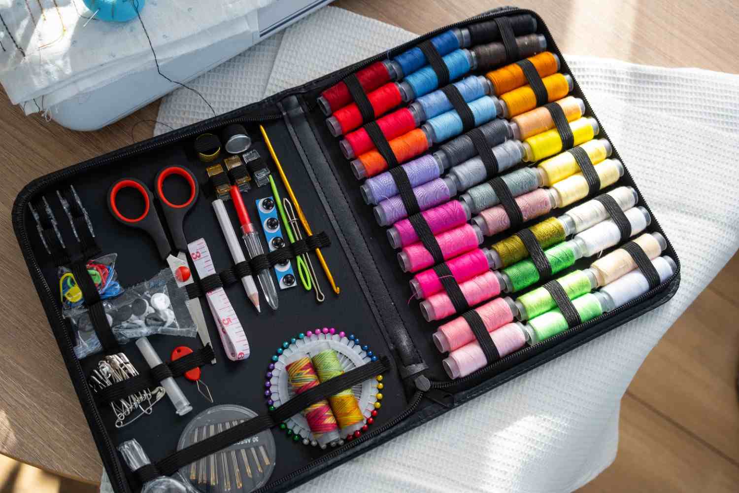 Quality sewing accessories supporting consistent garment production